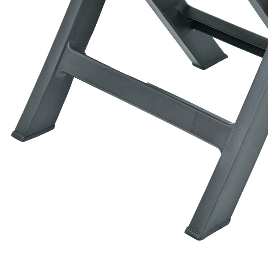 Tuinstoelen inklapbaar 2 st kunststof groen is nu te koop bij PeponiXL, paradijselijk wonen!