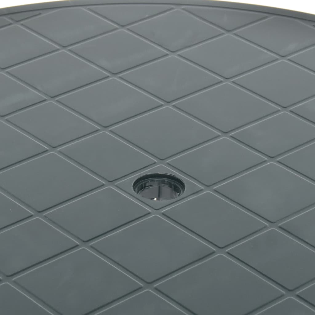 Tuintafel 89 cm kunststof groen is nu te koop bij PeponiXL, paradijselijk wonen!