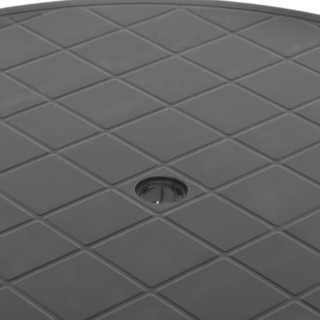 Tuintafel 89 cm kunststof antraciet is nu te koop bij PeponiXL, paradijselijk wonen!