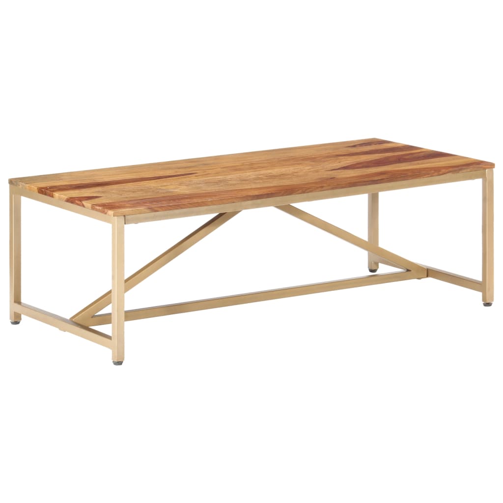 Salontafel 120x60x40 cm massief hout is nu te koop bij PeponiXL, paradijselijk wonen!