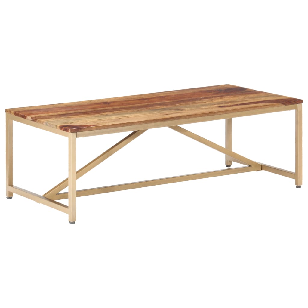 Salontafel 120x60x40 cm massief hout is nu te koop bij PeponiXL, paradijselijk wonen!