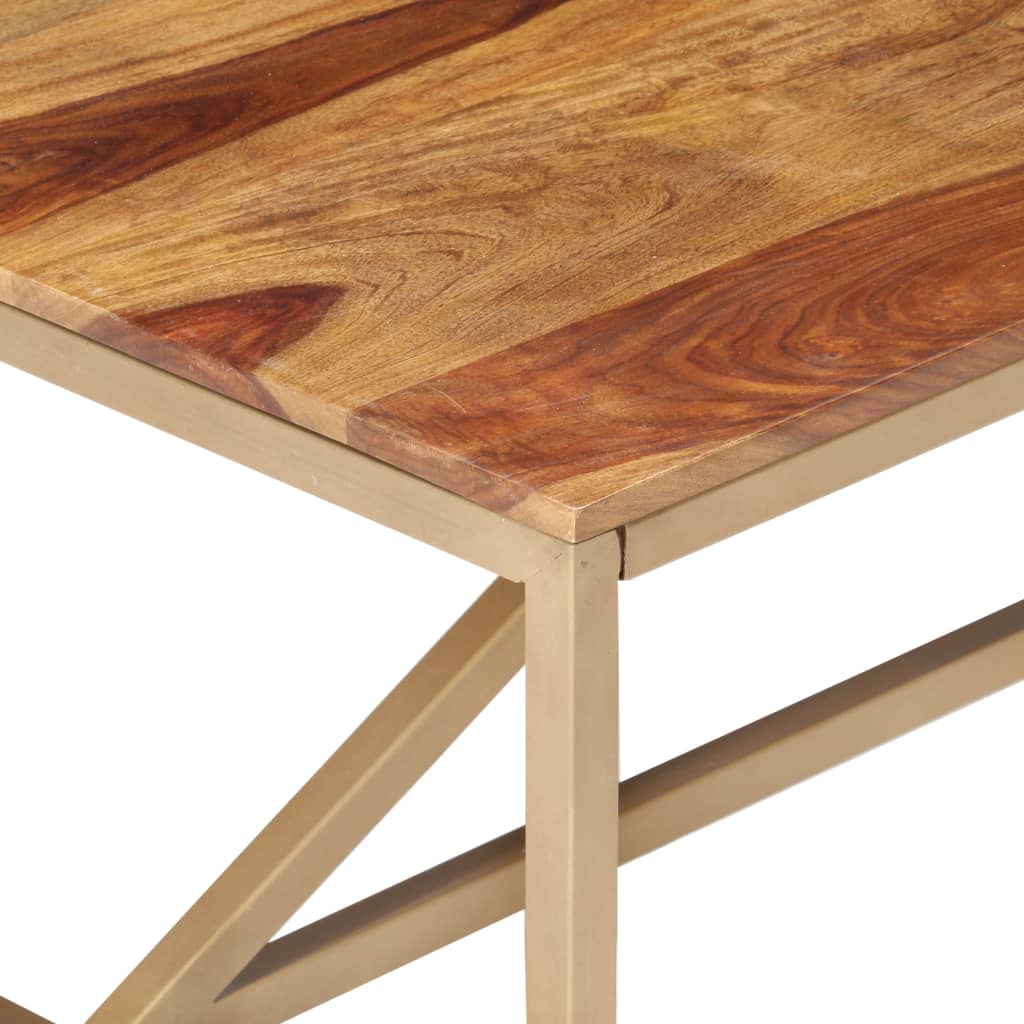 Salontafel 120x60x40 cm massief hout is nu te koop bij PeponiXL, paradijselijk wonen!