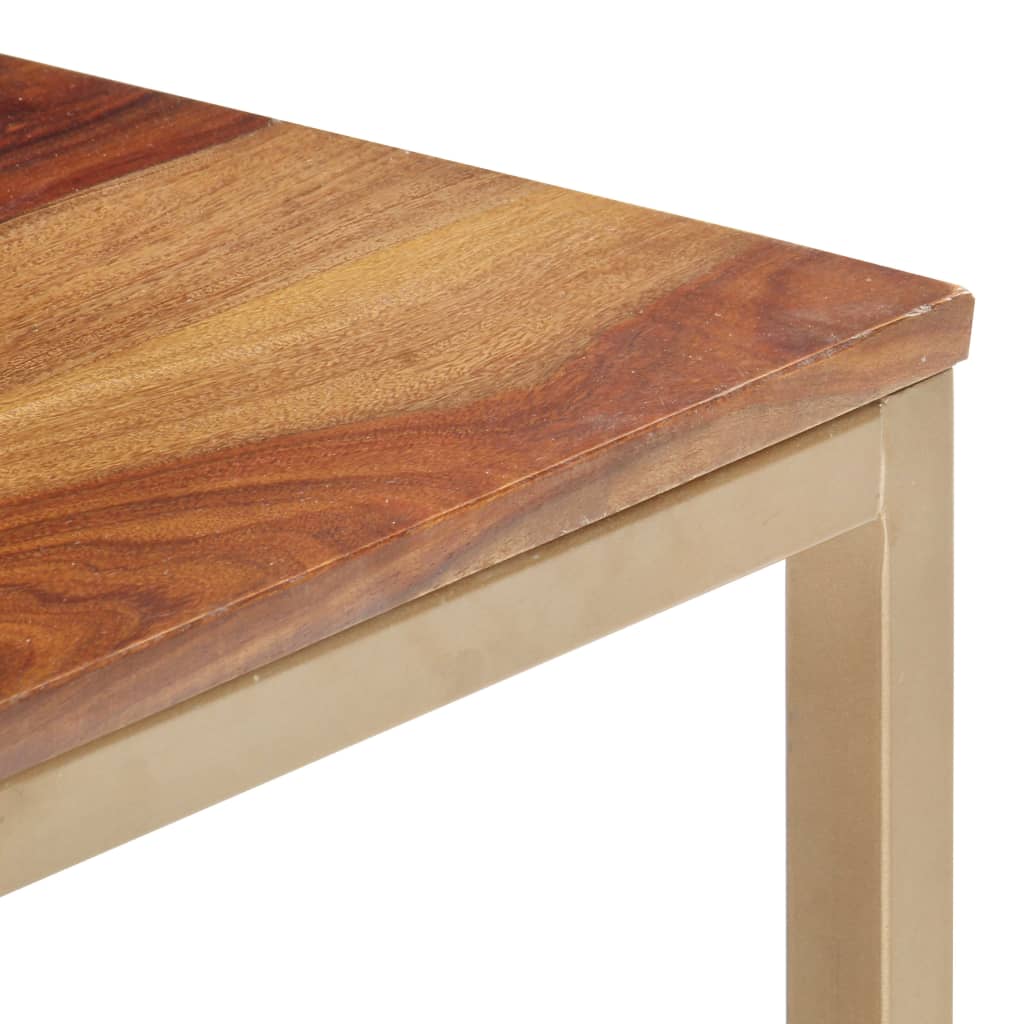 Salontafel 120x60x40 cm massief hout is nu te koop bij PeponiXL, paradijselijk wonen!