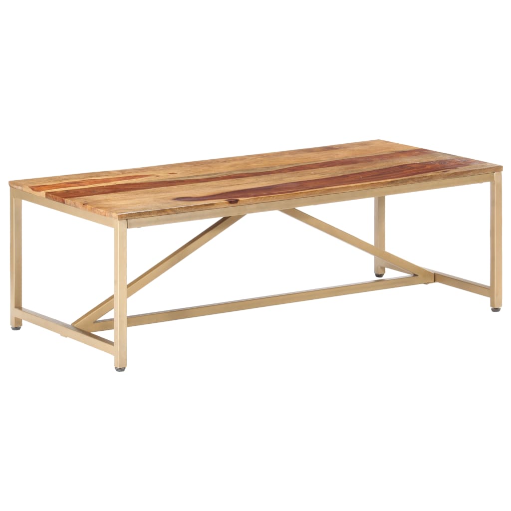 Salontafel 120x60x40 cm massief hout is nu te koop bij PeponiXL, paradijselijk wonen!