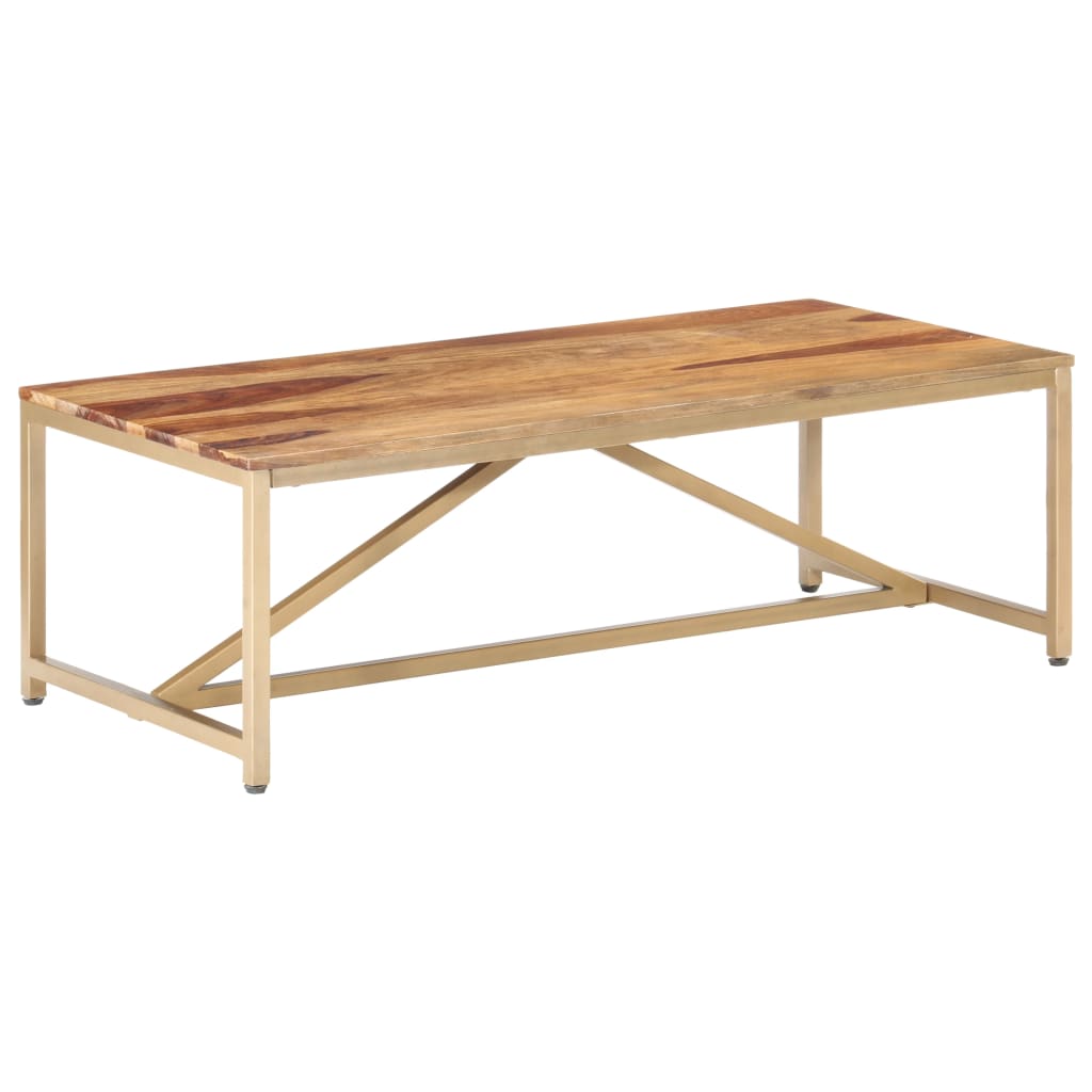 Salontafel 120x60x40 cm massief hout is nu te koop bij PeponiXL, paradijselijk wonen!