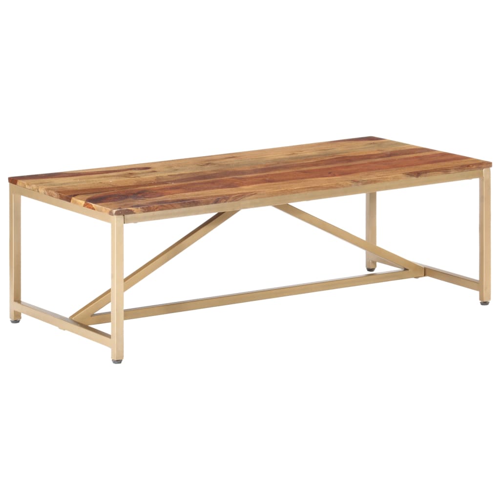 Salontafel 120x60x40 cm massief hout is nu te koop bij PeponiXL, paradijselijk wonen!