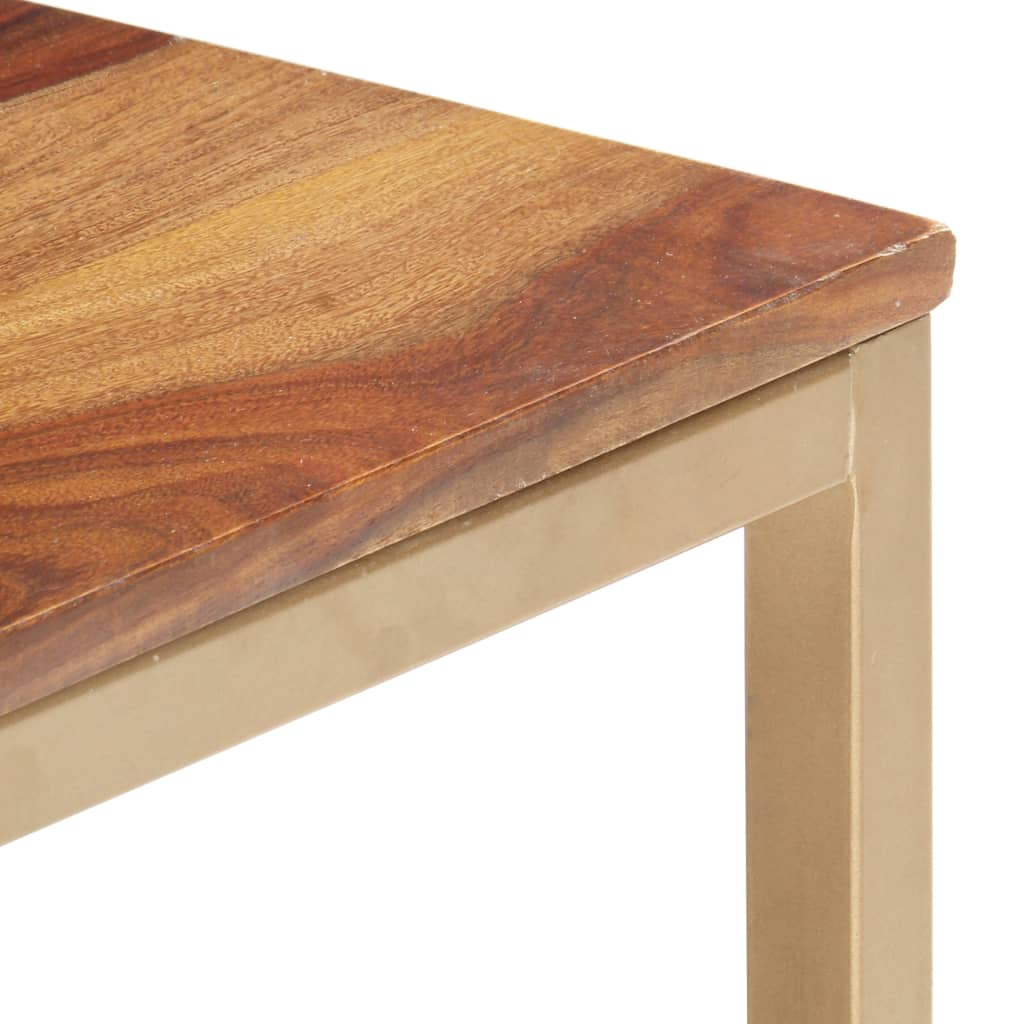 Bijzettafel 60x60x40 cm massief hout is nu te koop bij PeponiXL, paradijselijk wonen!
