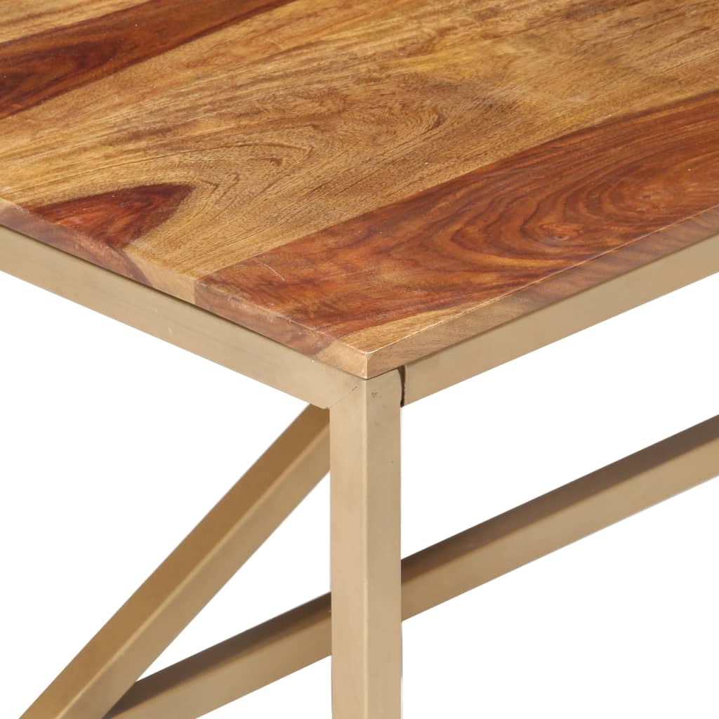 Bijzettafel 60x60x40 cm massief hout is nu te koop bij PeponiXL, paradijselijk wonen!