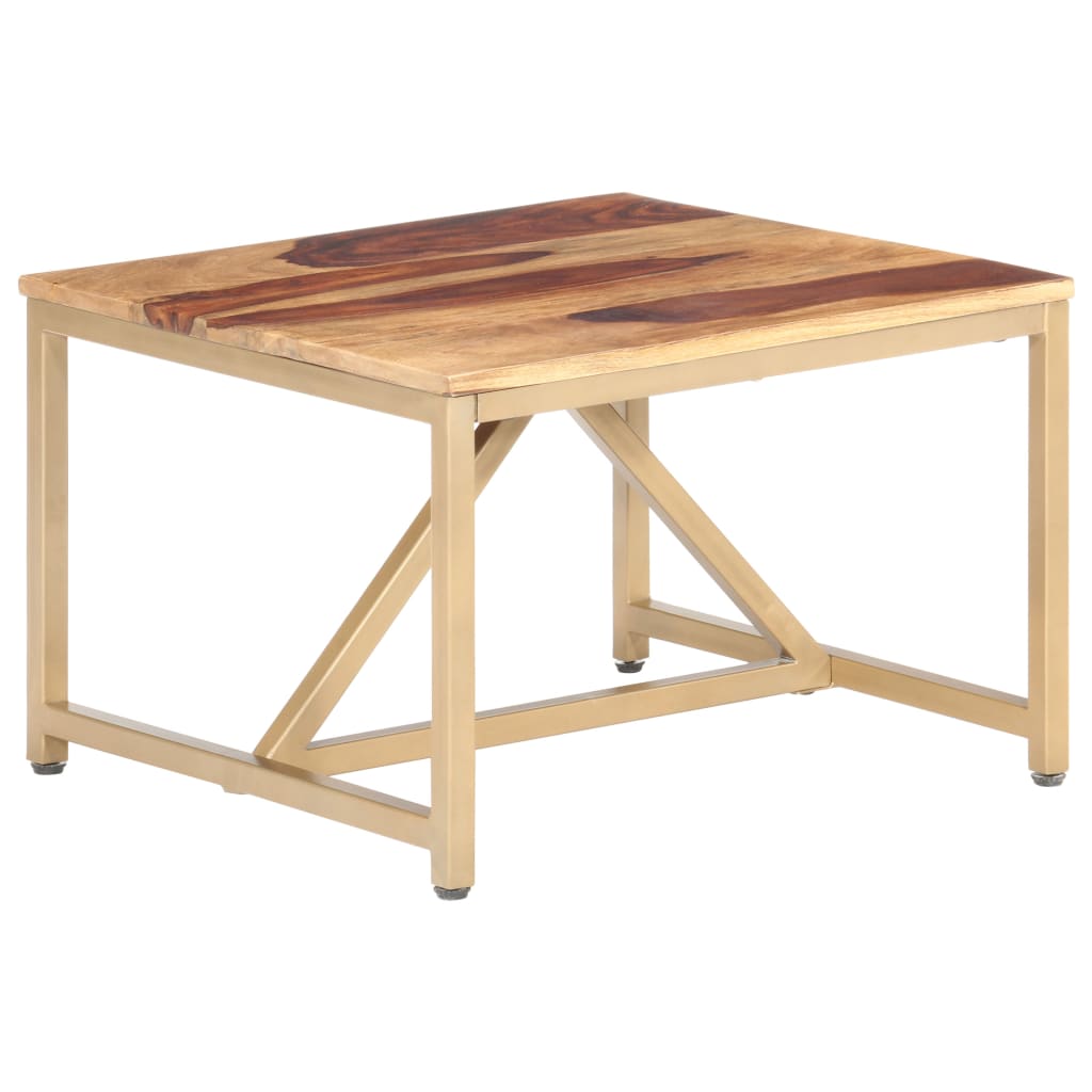Bijzettafel 60x60x40 cm massief hout is nu te koop bij PeponiXL, paradijselijk wonen!