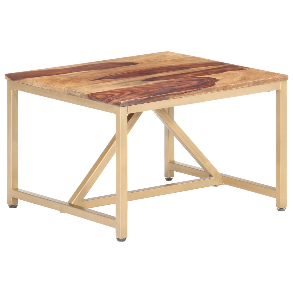 Bijzettafel 60x60x40 cm massief hout is nu te koop bij PeponiXL, paradijselijk wonen!