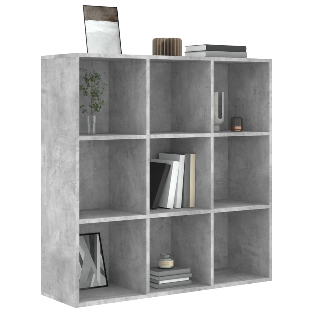 Boekenkast 98x29x97,5 cm bewerkt hout betongrijs is nu te koop bij PeponiXL, paradijselijk wonen!