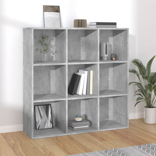 Boekenkast 98x29x97,5 cm bewerkt hout betongrijs is nu te koop bij PeponiXL, paradijselijk wonen!