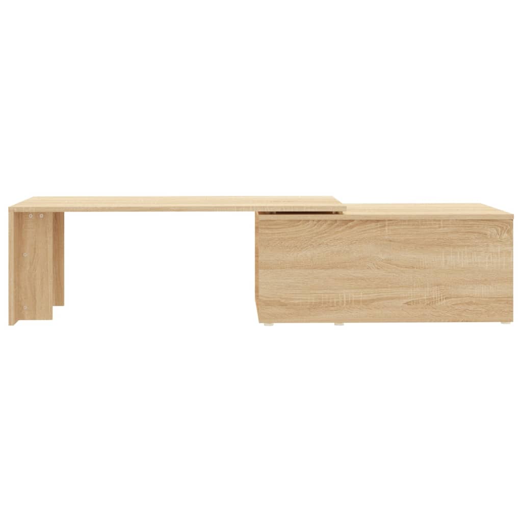 Salontafel 150x50x35 cm bewerkt hout sonoma eikenkleurig is nu te koop bij PeponiXL, paradijselijk wonen!