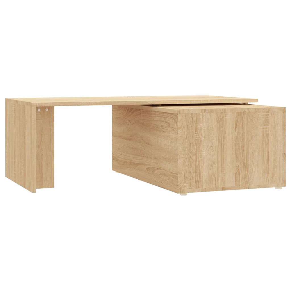 Salontafel 150x50x35 cm bewerkt hout sonoma eikenkleurig is nu te koop bij PeponiXL, paradijselijk wonen!