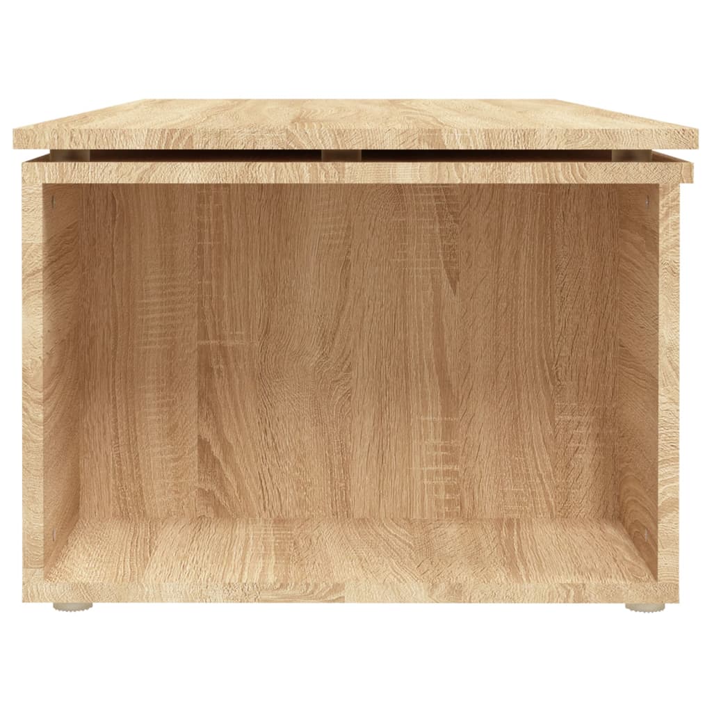 Salontafel 150x50x35 cm bewerkt hout sonoma eikenkleurig is nu te koop bij PeponiXL, paradijselijk wonen!
