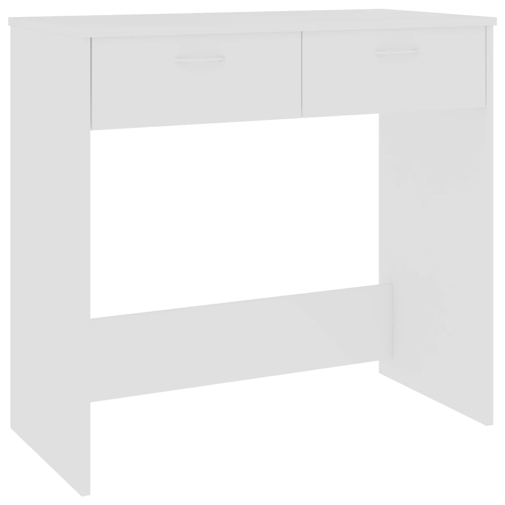 Bureau 80x40x75 cm bewerkt hout wit is nu te koop bij PeponiXL, paradijselijk wonen!