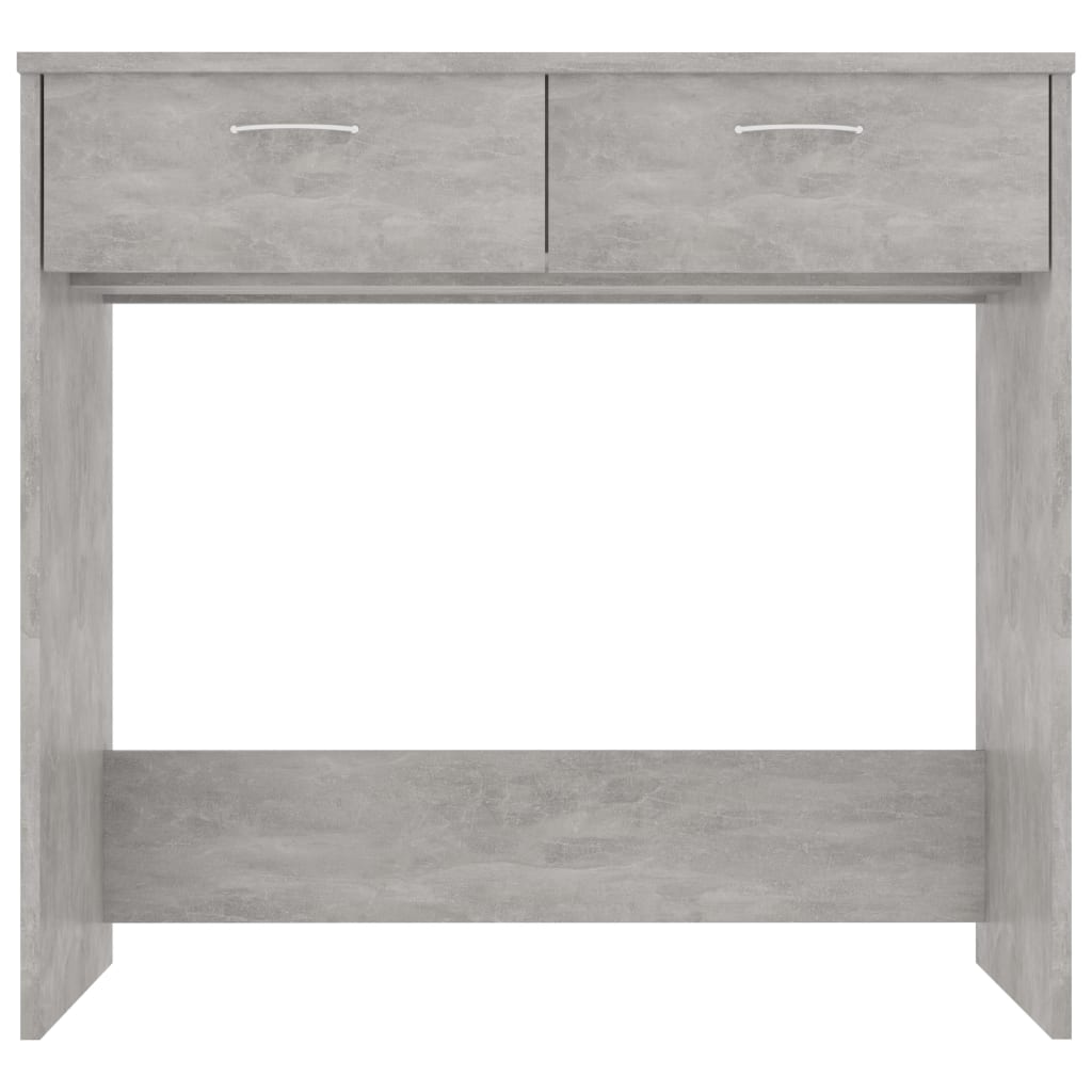 Bureau 80x40x75 cm bewerkt hout betongrijs is nu te koop bij PeponiXL, paradijselijk wonen!