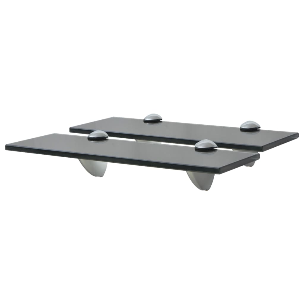 Schappen zwevend 2 st 30x10 cm 8 mm glas is nu te koop bij PeponiXL, paradijselijk wonen!