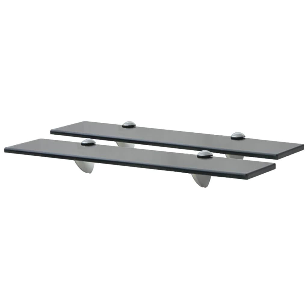 Schappen zwevend 2 st 50x10 cm 8 mm glas is nu te koop bij PeponiXL, paradijselijk wonen!