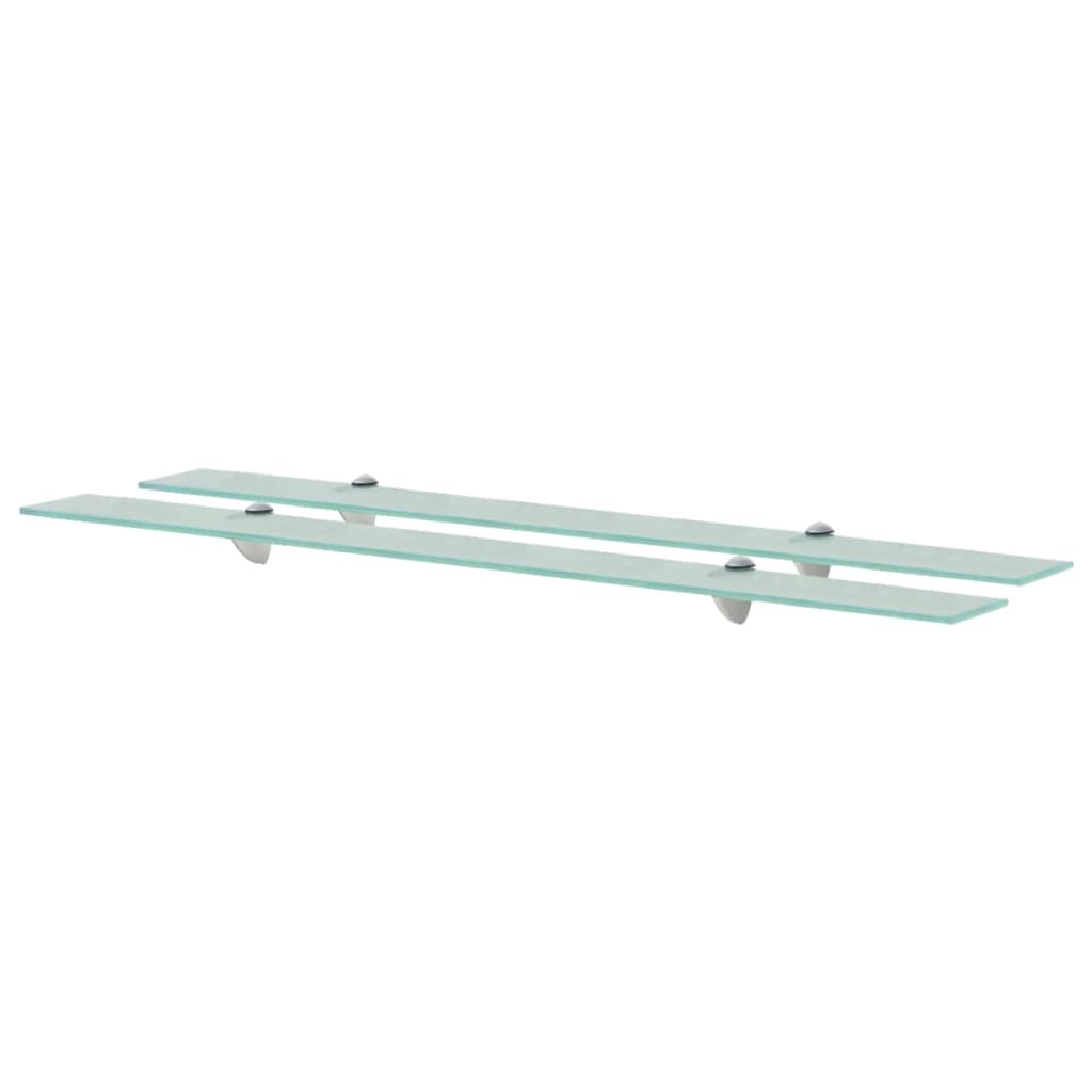 Schappen zwevend 2 st 100x20 cm 8 mm glas is nu te koop bij PeponiXL, paradijselijk wonen!
