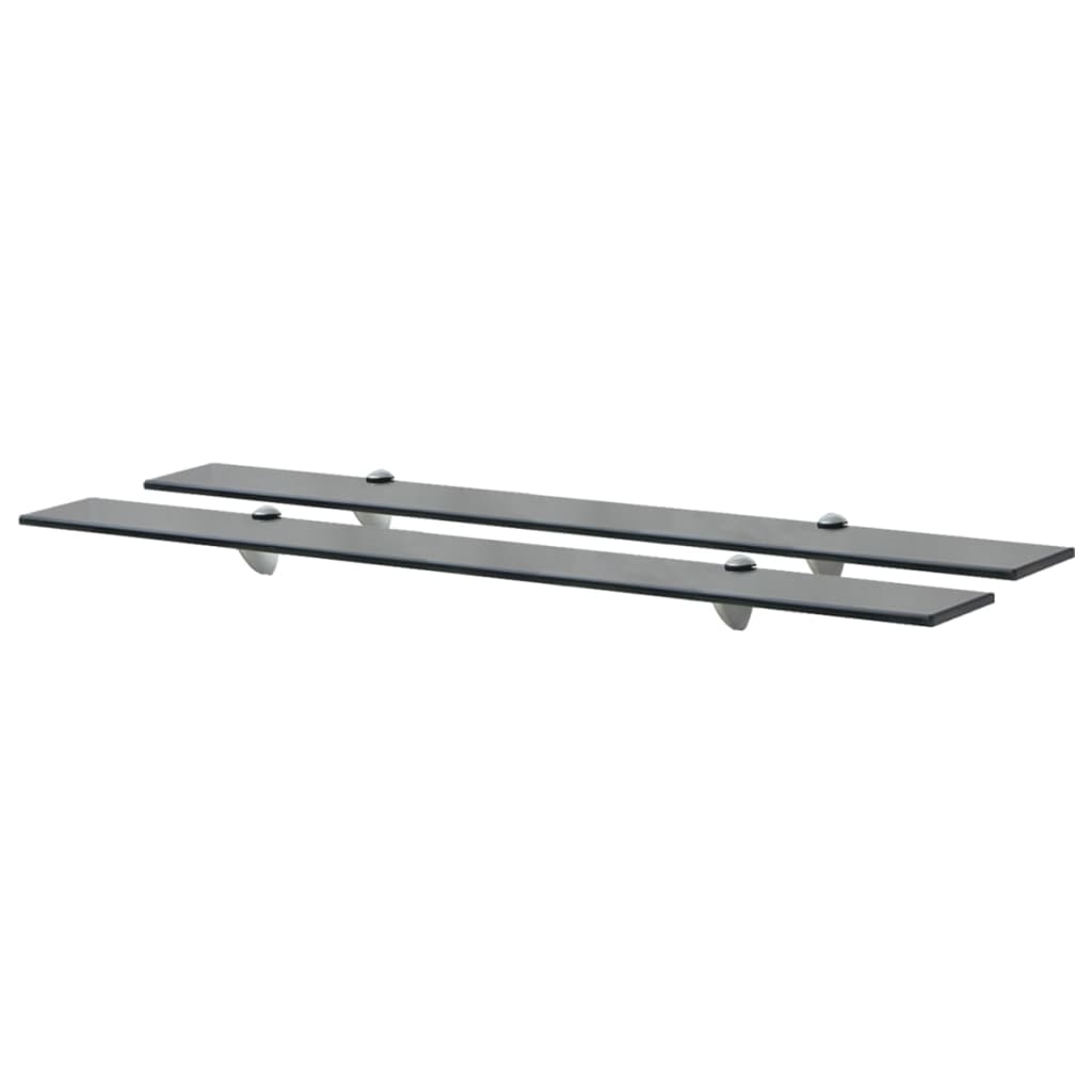 Schappen zwevend 2 st 90x20 cm 8 mm glas is nu te koop bij PeponiXL, paradijselijk wonen!