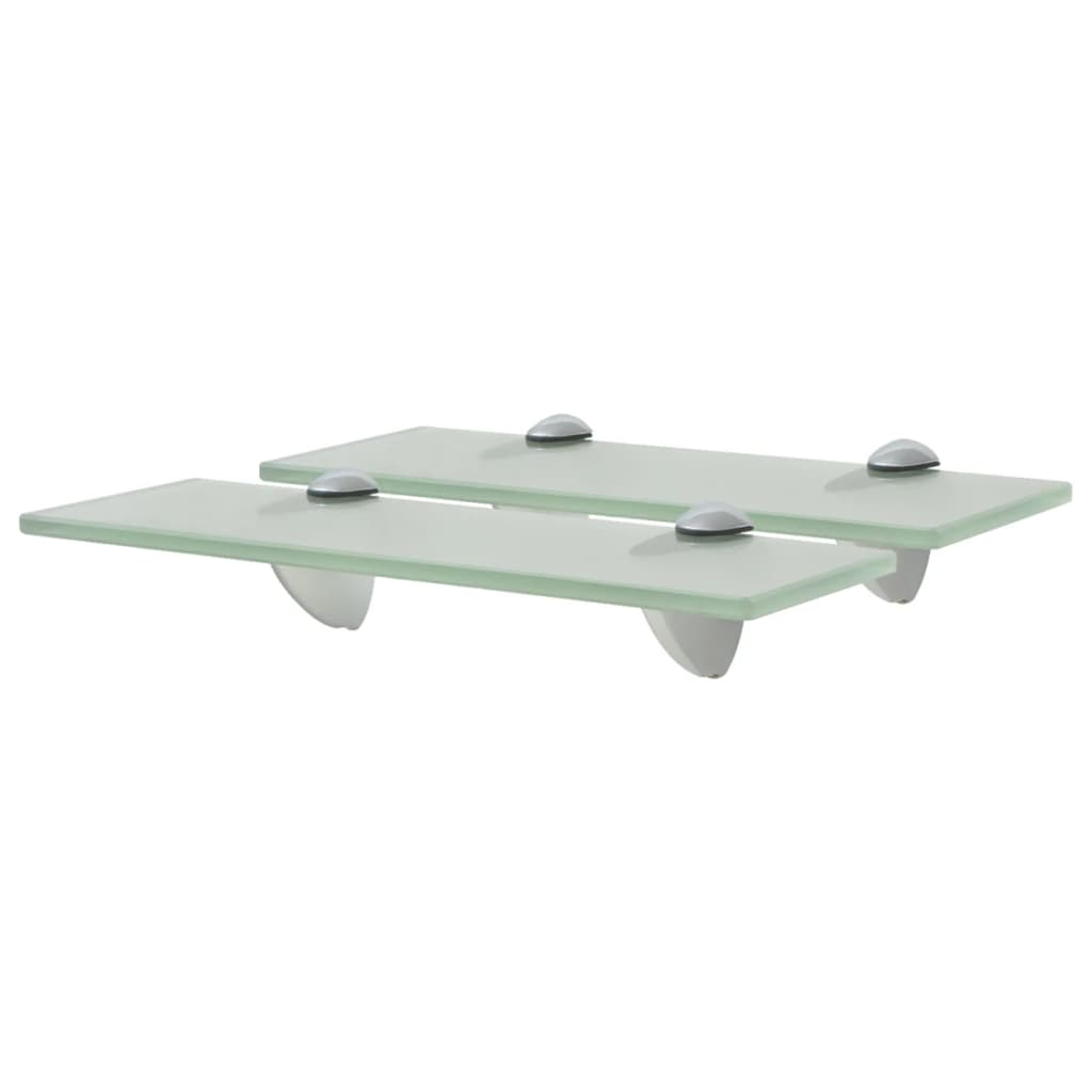 Schappen zwevend 2 st 30x20 cm 8 mm glas is nu te koop bij PeponiXL, paradijselijk wonen!
