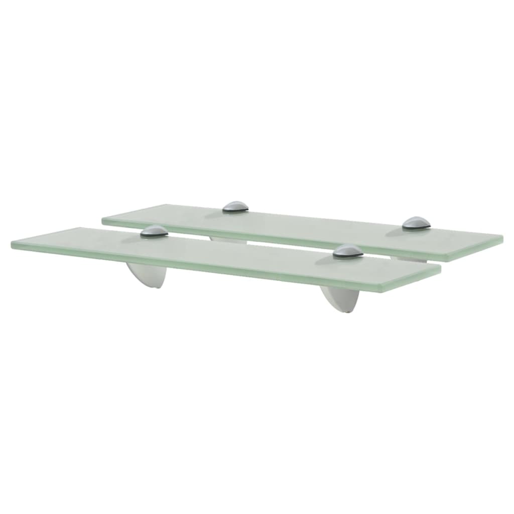Schappen zwevend 2 st 40x20 cm 8 mm glas is nu te koop bij PeponiXL, paradijselijk wonen!