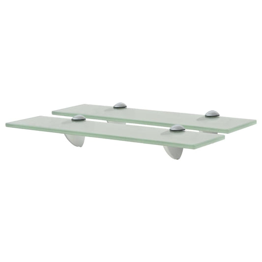 Schappen zwevend 2 st 40x20 cm 8 mm glas is nu te koop bij PeponiXL, paradijselijk wonen!