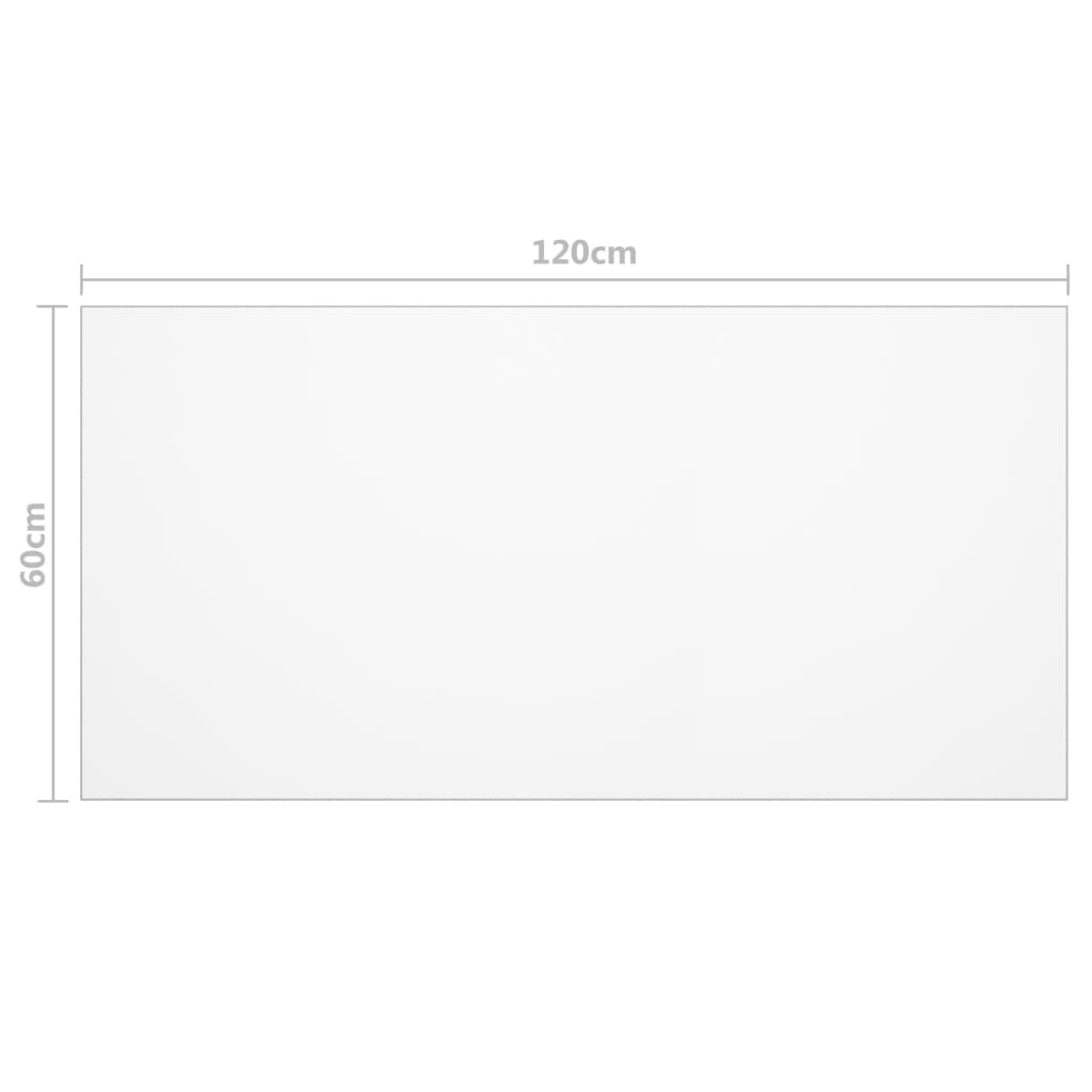 Tafelbeschermer 120x60 cm 1,6 mm PVC mat is nu te koop bij PeponiXL, paradijselijk wonen!