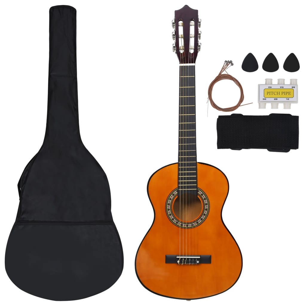 8-delige Gitaarset klassiek beginner 1/2 34" is nu te koop bij PeponiXL, paradijselijk wonen!