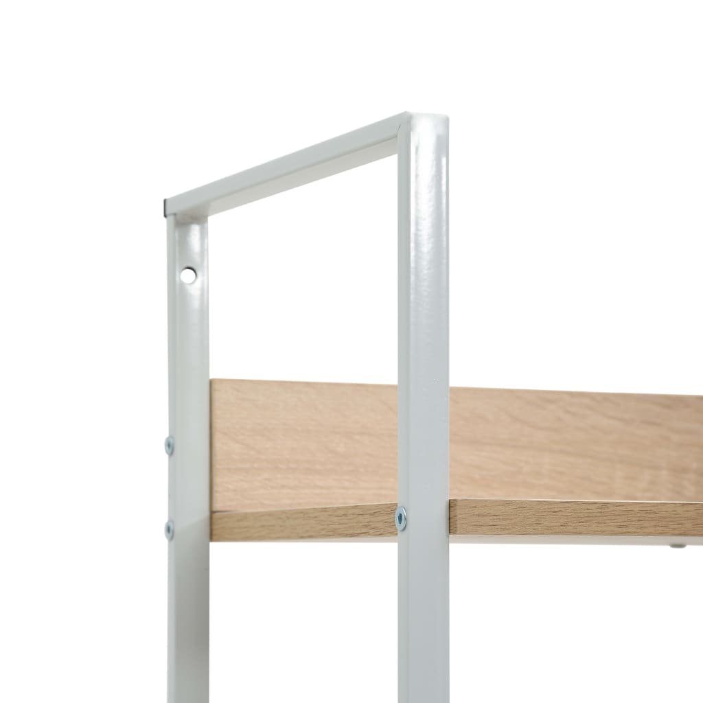 Boekenkast 5 schappen 60x27,6x158,5 cm bewerkt hout eikenkleur is nu te koop bij PeponiXL, paradijselijk wonen!