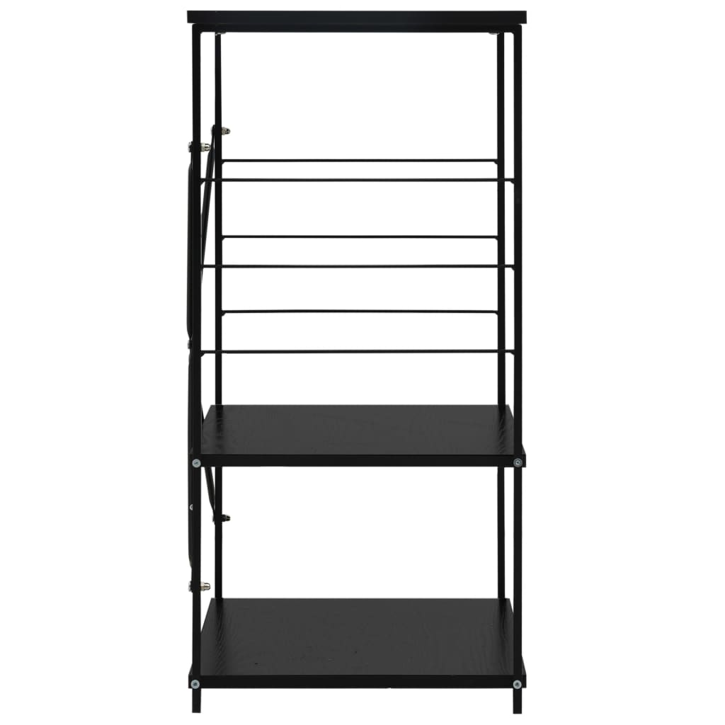 Magnetronkast 60x39,6x79,5 cm bewerkt hout zwart is nu te koop bij PeponiXL, paradijselijk wonen!