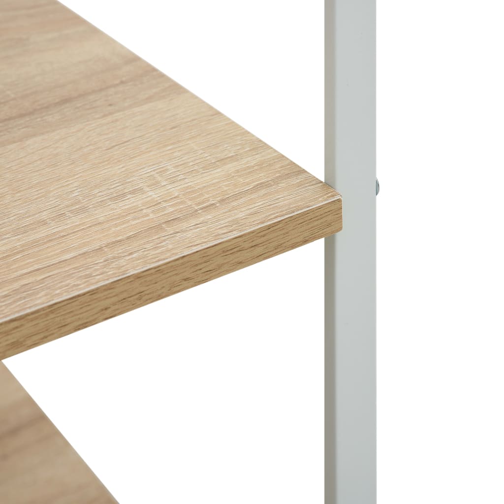 Magnetronkast 60x39,6x79,5 cm bewerkt hout wit en eikenkleurig is nu te koop bij PeponiXL, paradijselijk wonen!