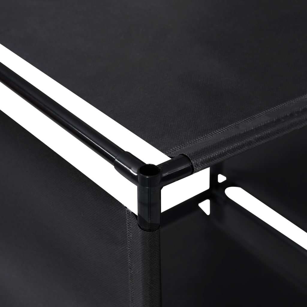 Opbergkast trapvormig 130x45x170 cm stof is nu te koop bij PeponiXL, paradijselijk wonen!