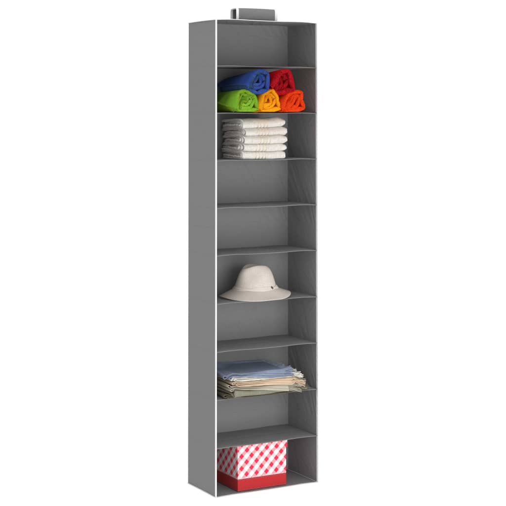 Kledingorganisers hangend 2 st met 10 schappen stof is nu te koop bij PeponiXL, paradijselijk wonen!