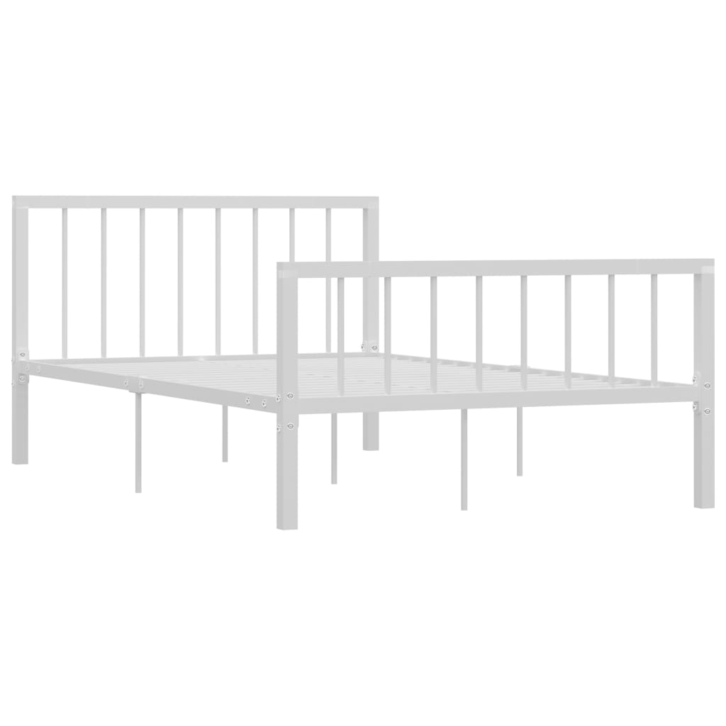 Bedframe metaal wit 120x200 cm is nu te koop bij PeponiXL, paradijselijk wonen!