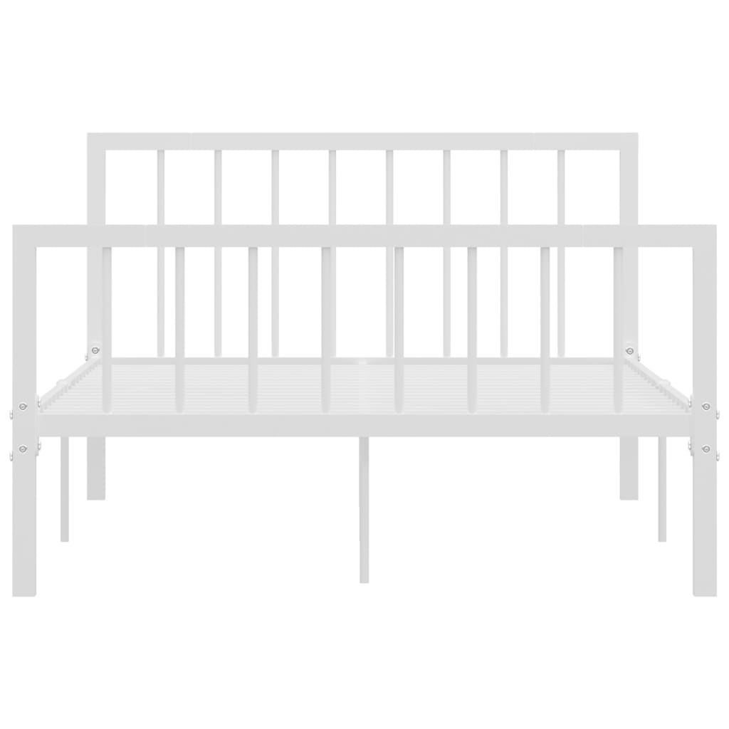 Bedframe metaal wit 120x200 cm is nu te koop bij PeponiXL, paradijselijk wonen!