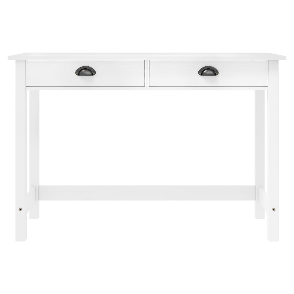 Wandtafel Hill 2 lades 110x45x74 cm massief grenenhout is nu te koop bij PeponiXL, paradijselijk wonen!