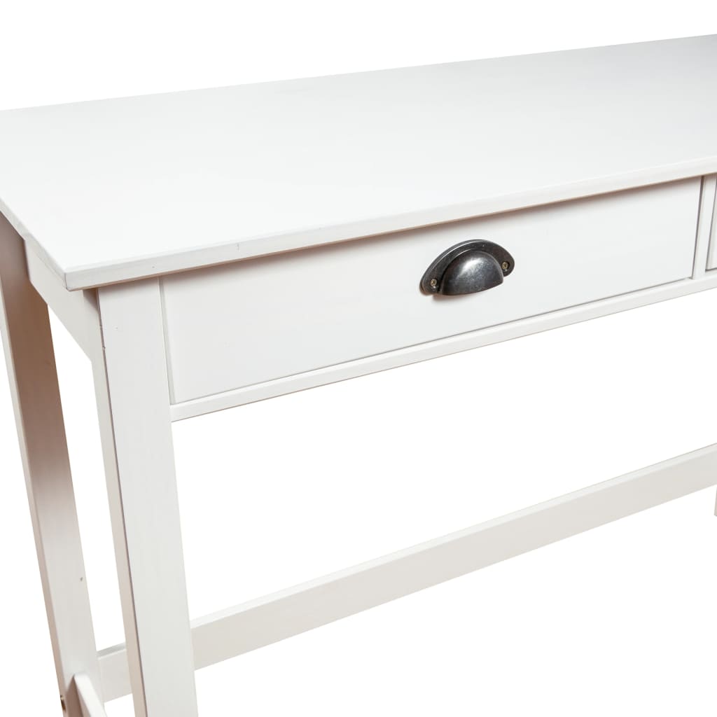Wandtafel Hill 2 lades 110x45x74 cm massief grenenhout is nu te koop bij PeponiXL, paradijselijk wonen!