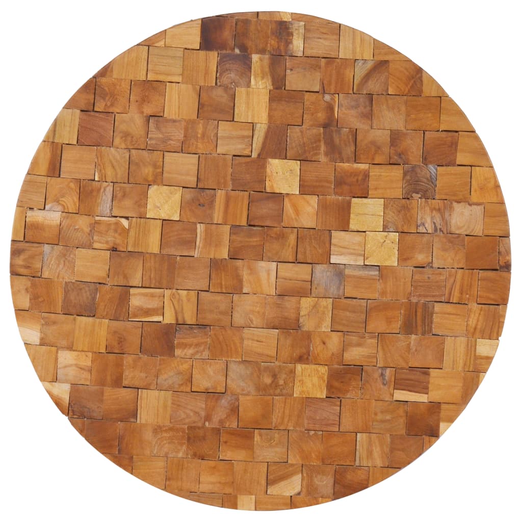 Salontafel 60x60x35 cm massief teakhout is nu te koop bij PeponiXL, paradijselijk wonen!