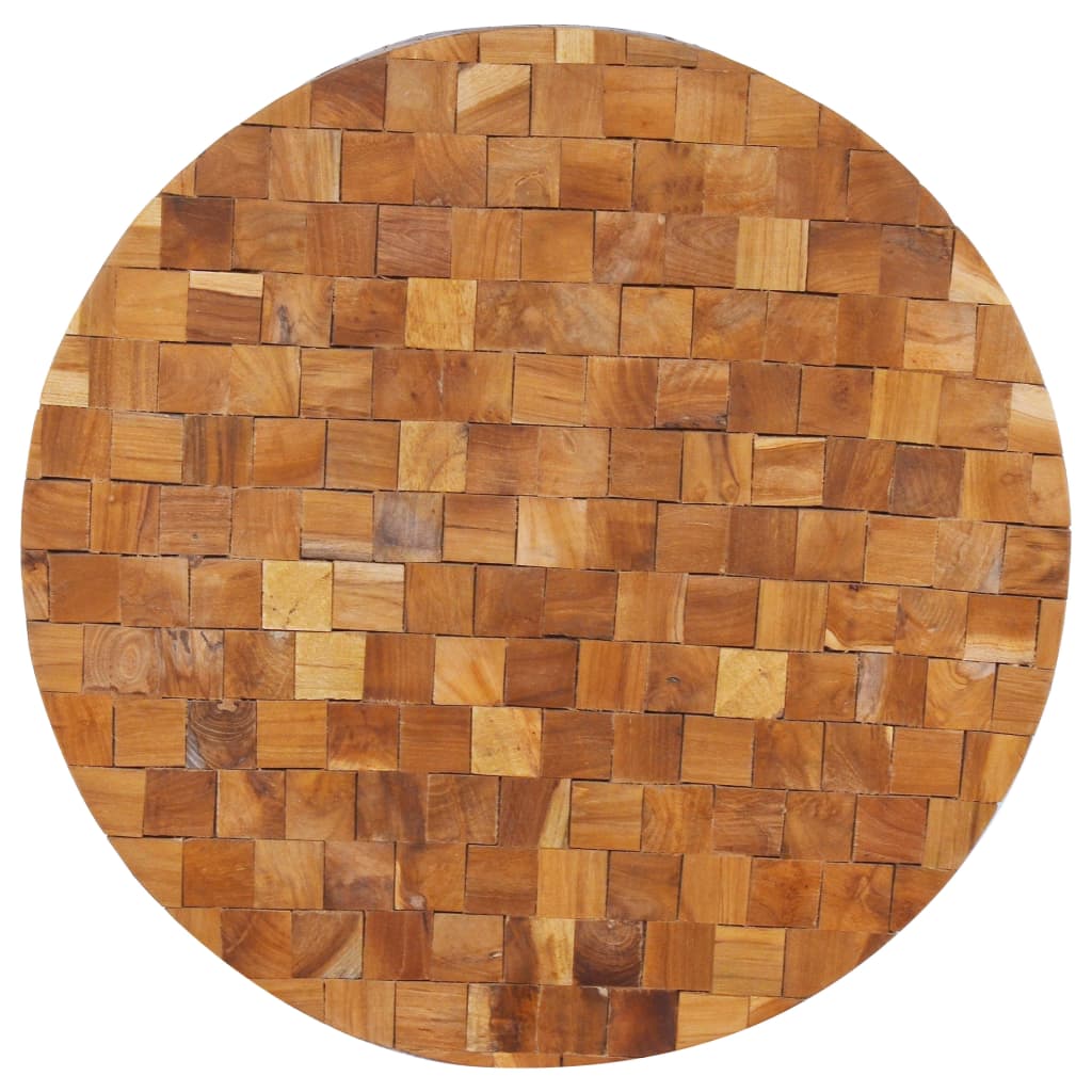 Salontafel 60x60x35 cm massief teakhout is nu te koop bij PeponiXL, paradijselijk wonen!