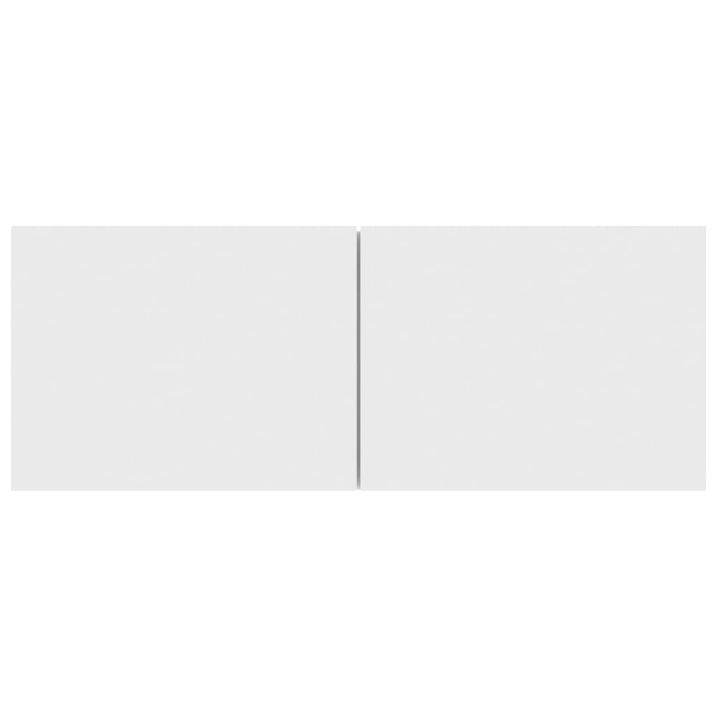 Tv-meubel 80x30x30 cm bewerkt hout wit is nu te koop bij PeponiXL, paradijselijk wonen!