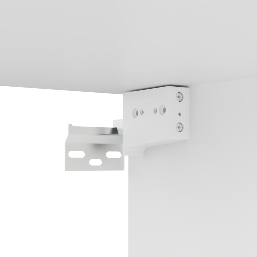 Tv-meubel 80x30x30 cm bewerkt hout wit is nu te koop bij PeponiXL, paradijselijk wonen!