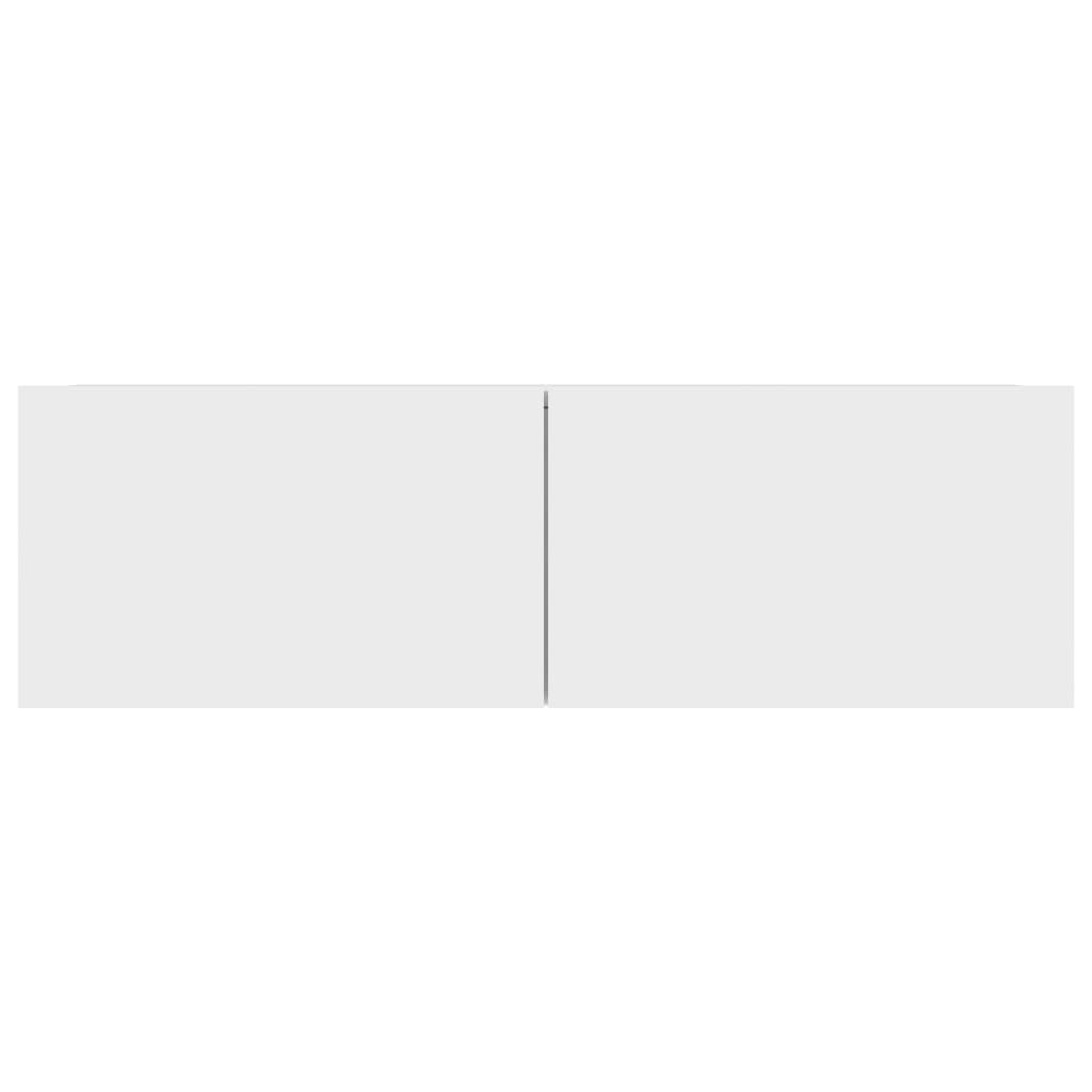 Tv-meubel 100x30x30 cm bewerkt hout wit is nu te koop bij PeponiXL, paradijselijk wonen!