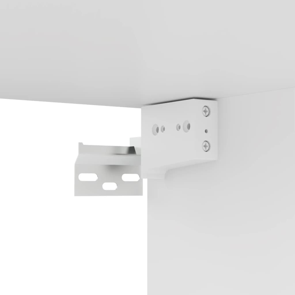 Tv-meubel 100x30x30 cm bewerkt hout wit is nu te koop bij PeponiXL, paradijselijk wonen!