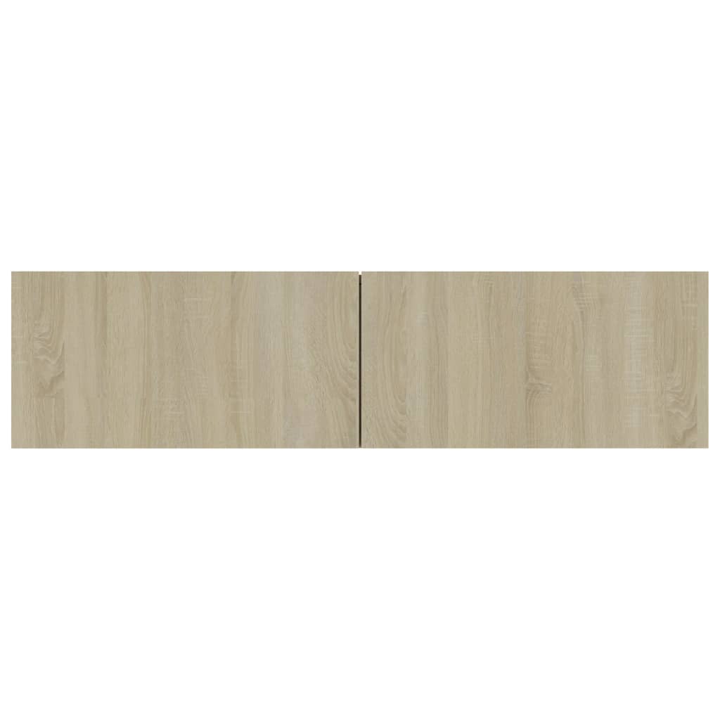 Tv-meubel 120x30x30 cm bewerkt hout sonoma eikenkleurig is nu te koop bij PeponiXL, paradijselijk wonen!