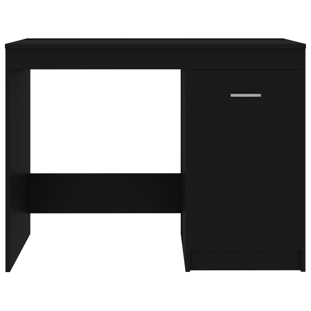 Bureau 100x50x76 cm bewerkt hout zwart is nu te koop bij PeponiXL, paradijselijk wonen!