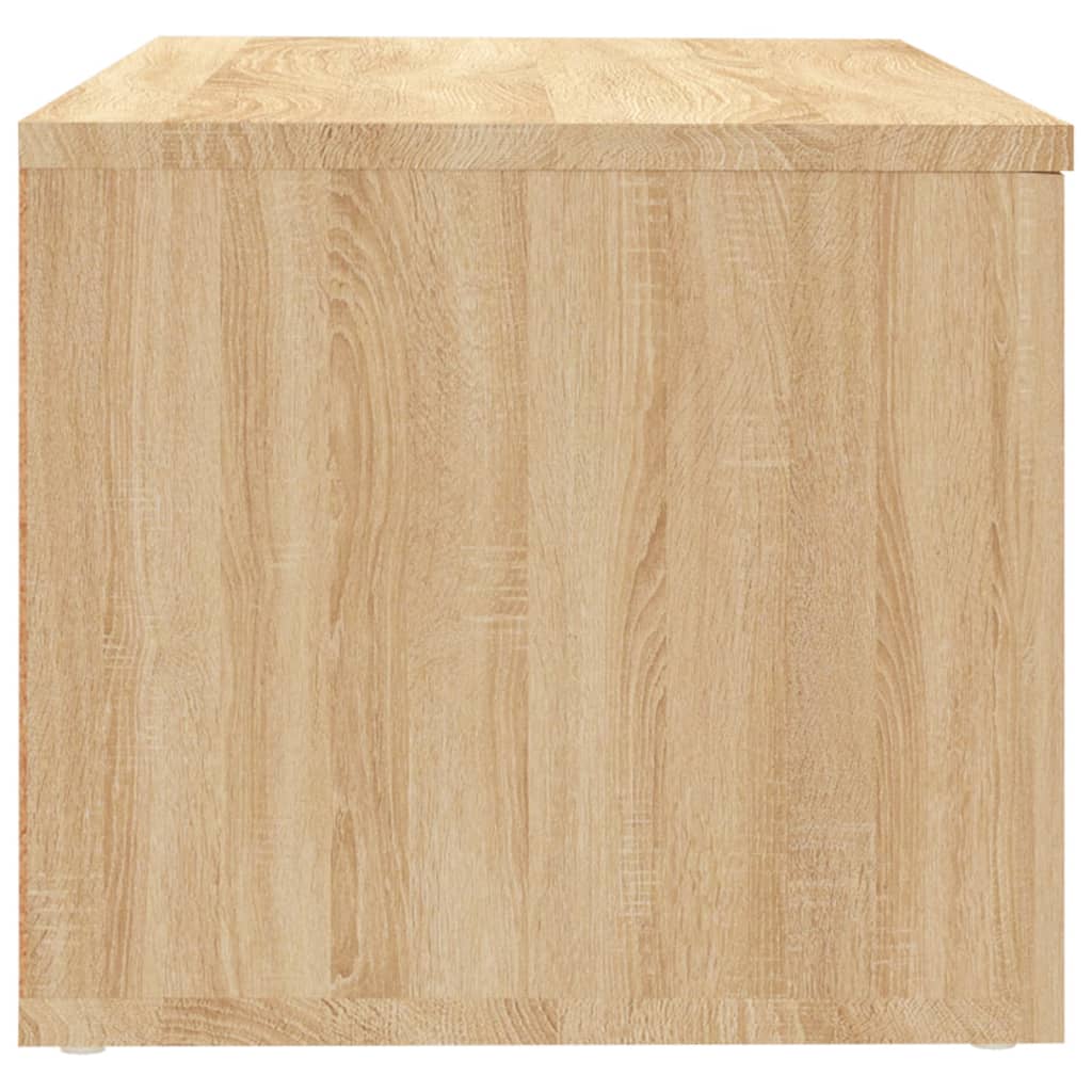 Tv-meubel 80x34x30 cm bewerkt hout sonoma eikenkleurig is nu te koop bij PeponiXL, paradijselijk wonen!