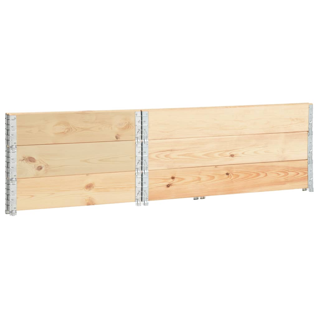 Palletopzetranden 3 st 100x150 cm massief grenenhout is nu te koop bij PeponiXL, paradijselijk wonen!