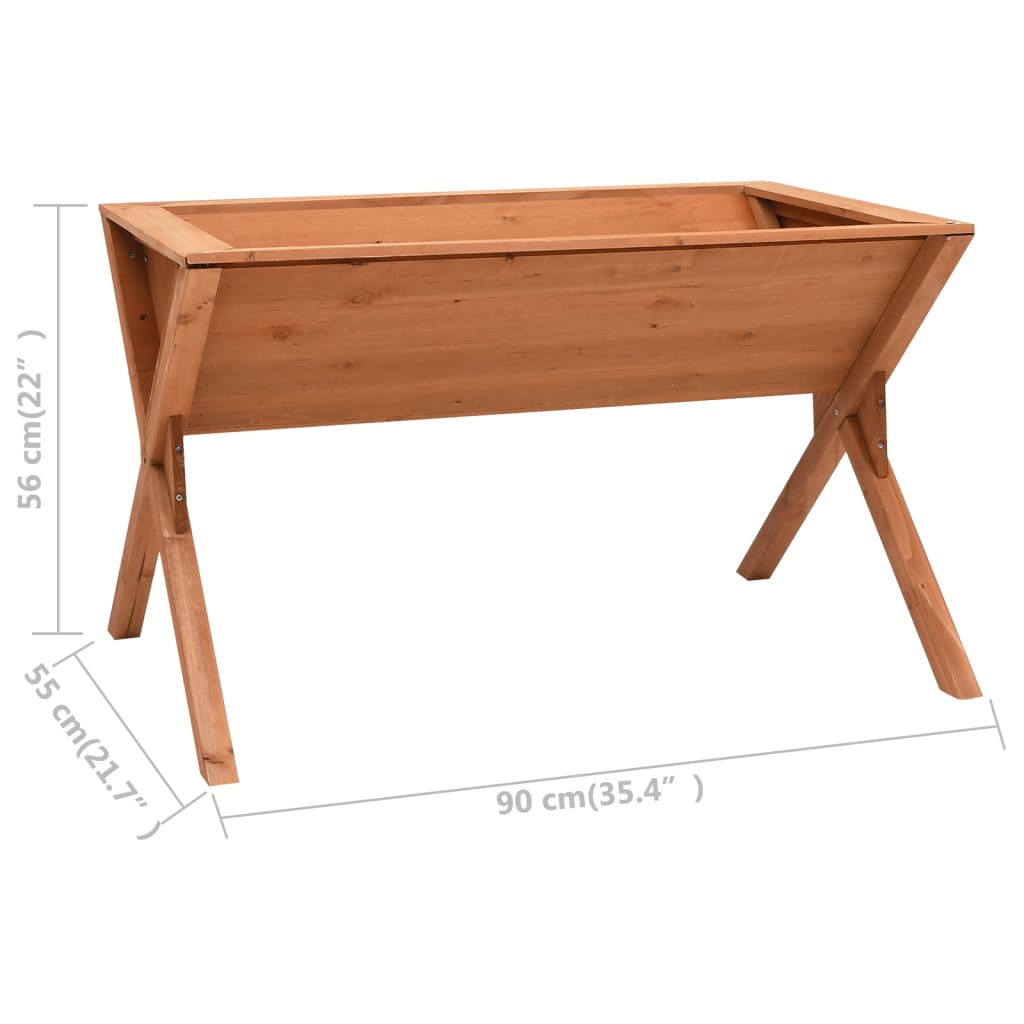 Plantenbak 90x55x56 cm vurenhout is nu te koop bij PeponiXL, paradijselijk wonen!
